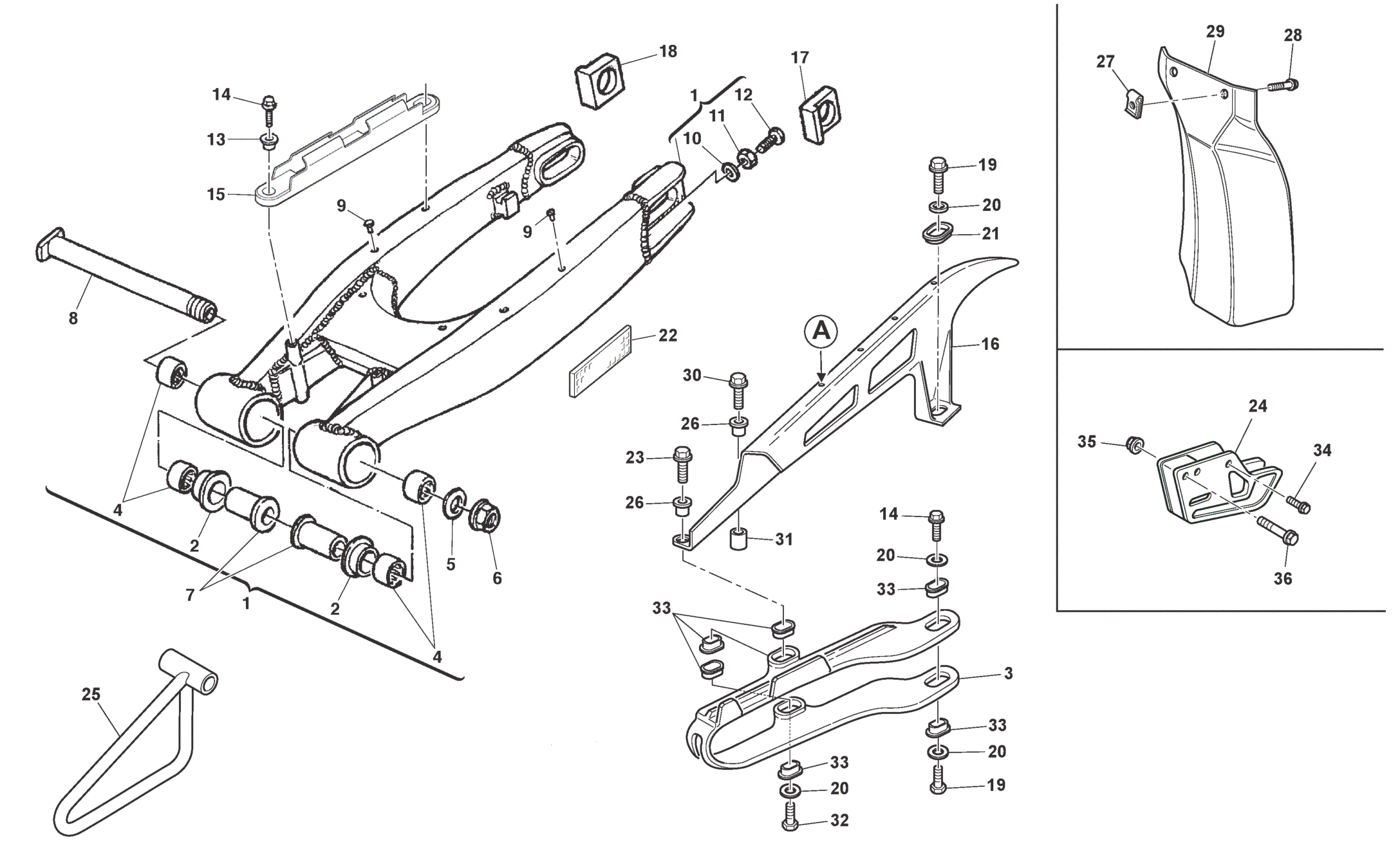 REAR SWING ARM