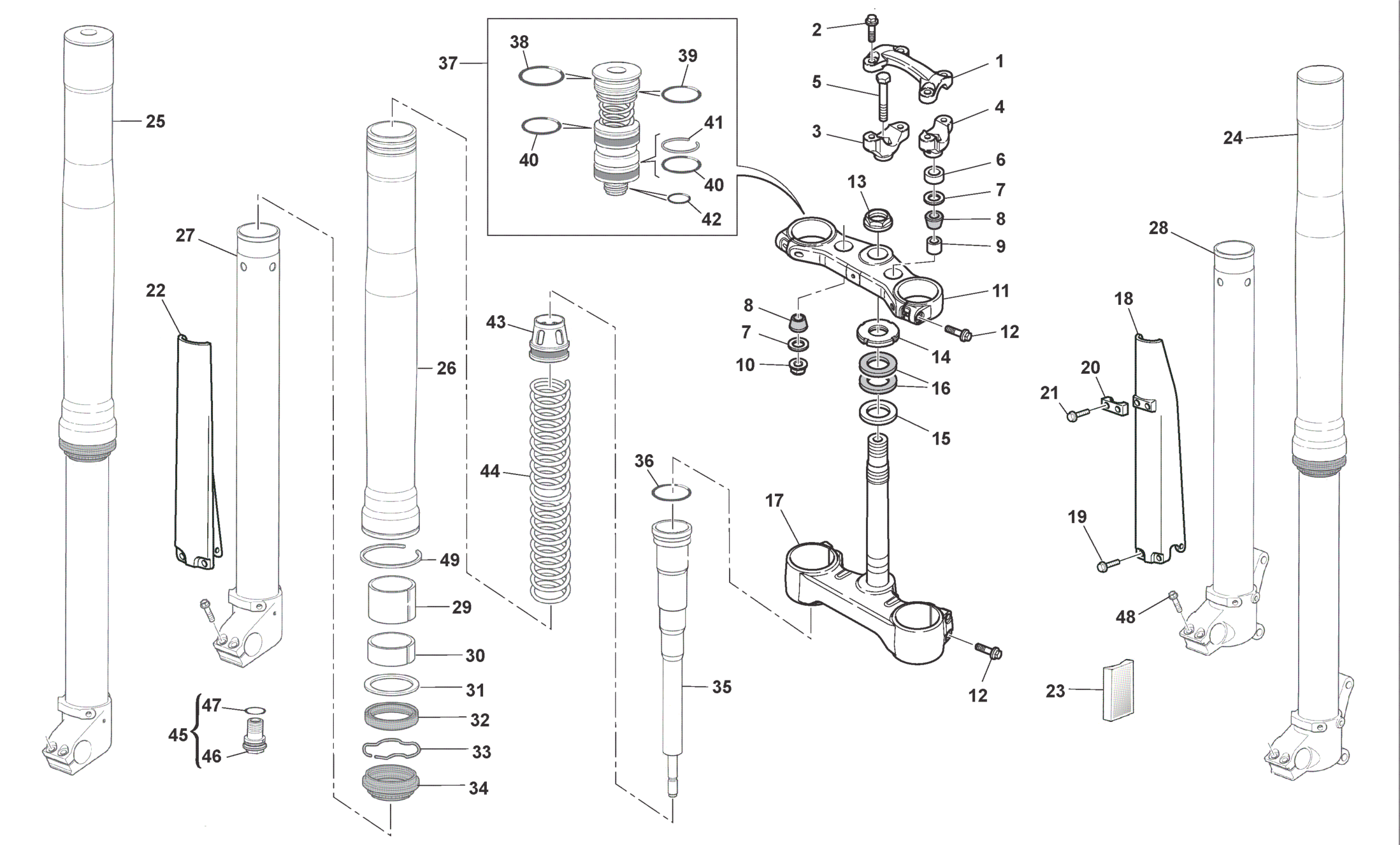 FRONT FORK (TC-TXC)