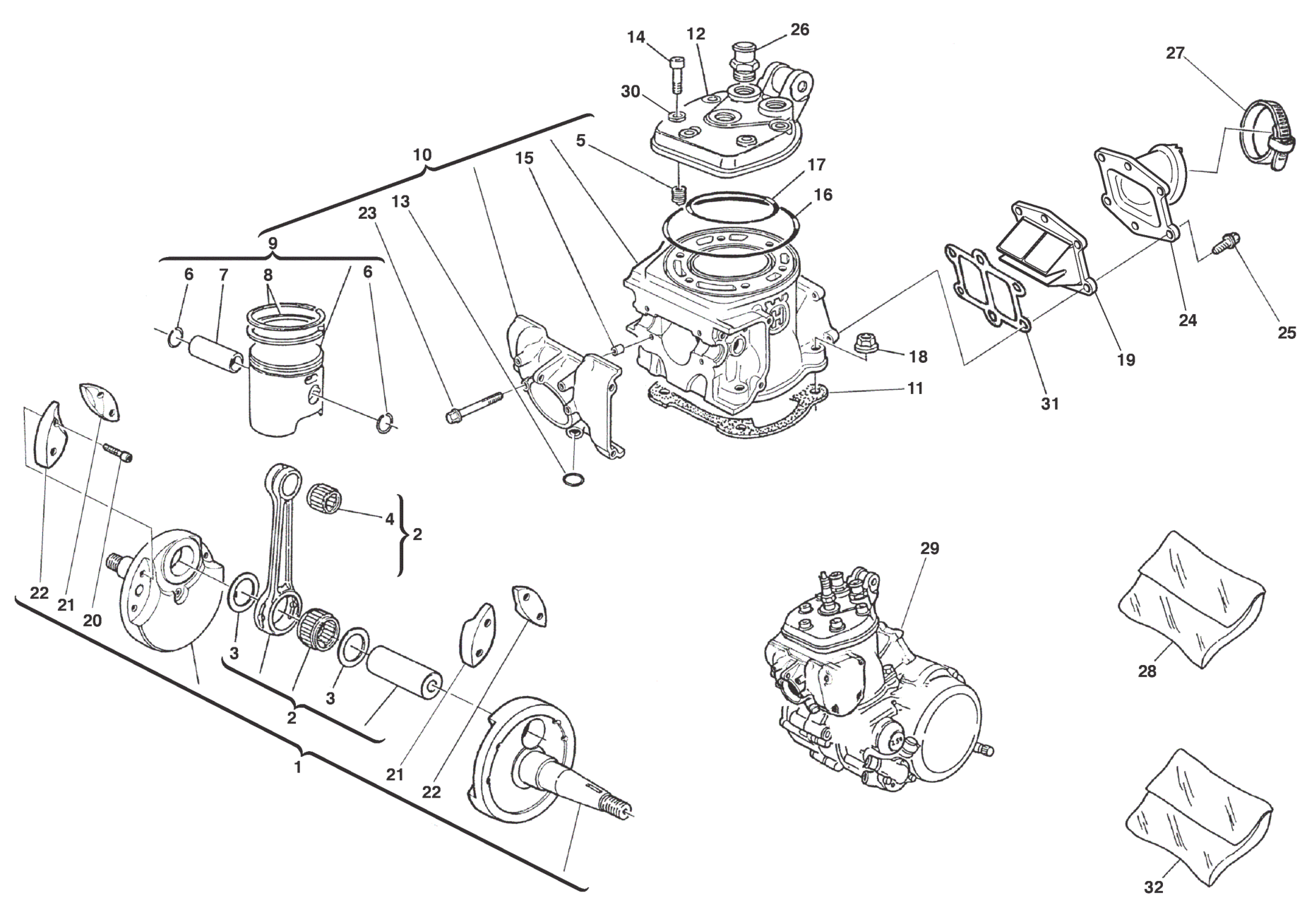 CRANKSHAFT - CYLINDER