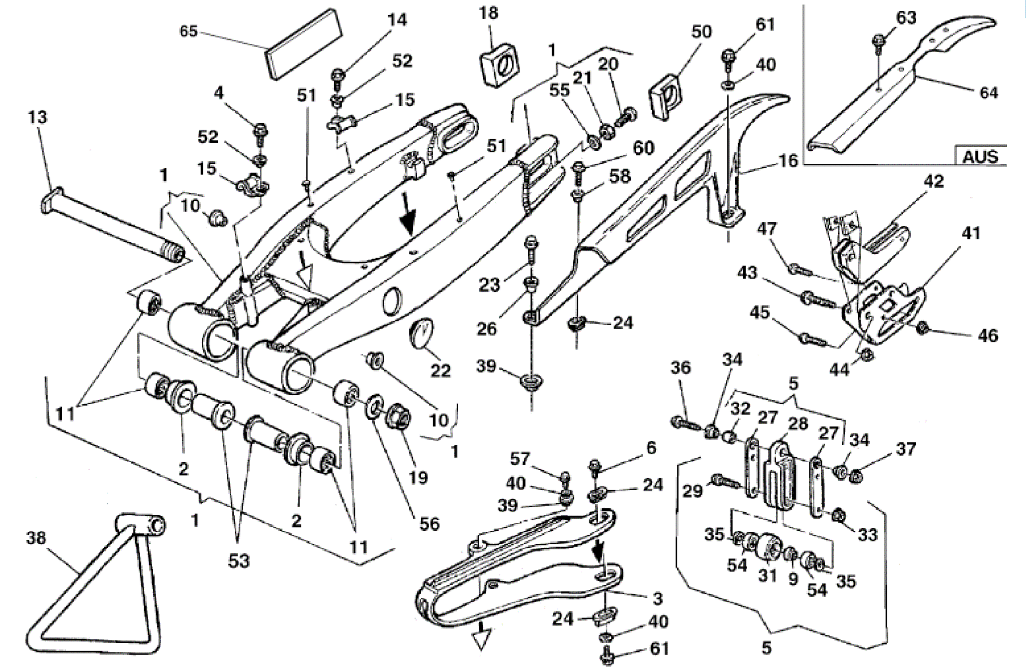 REAR SWING ARM