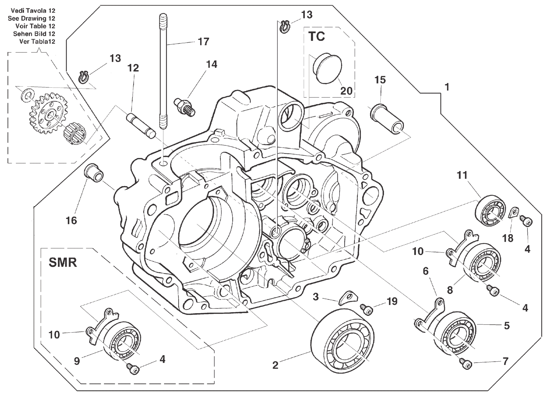 CRANKCASE CARTER R.H.