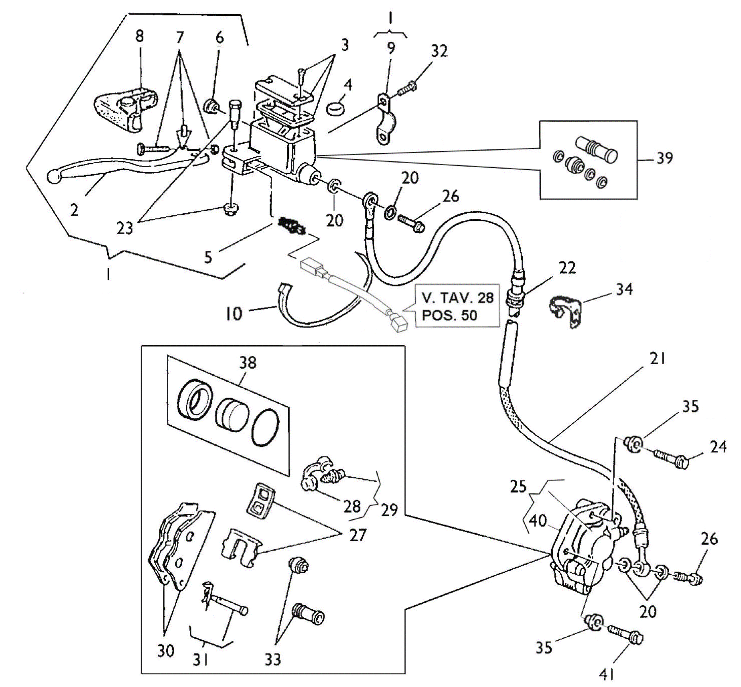 FRONT BRAKE (TE)