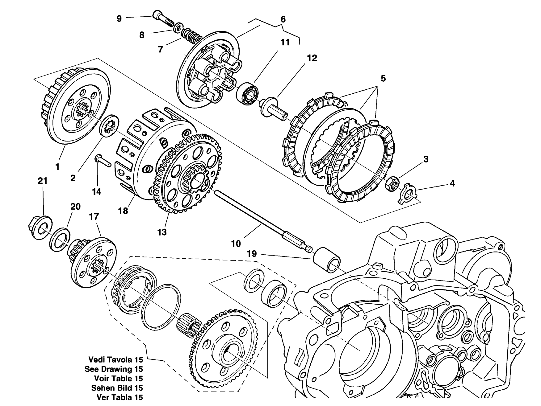 PRIMARY DRIVE - CLUTCH