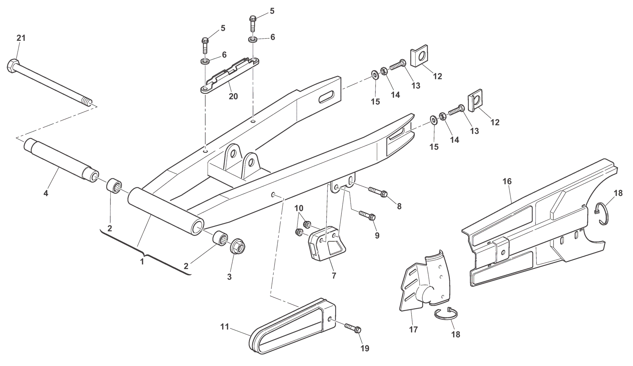 REAR SWING ARM
