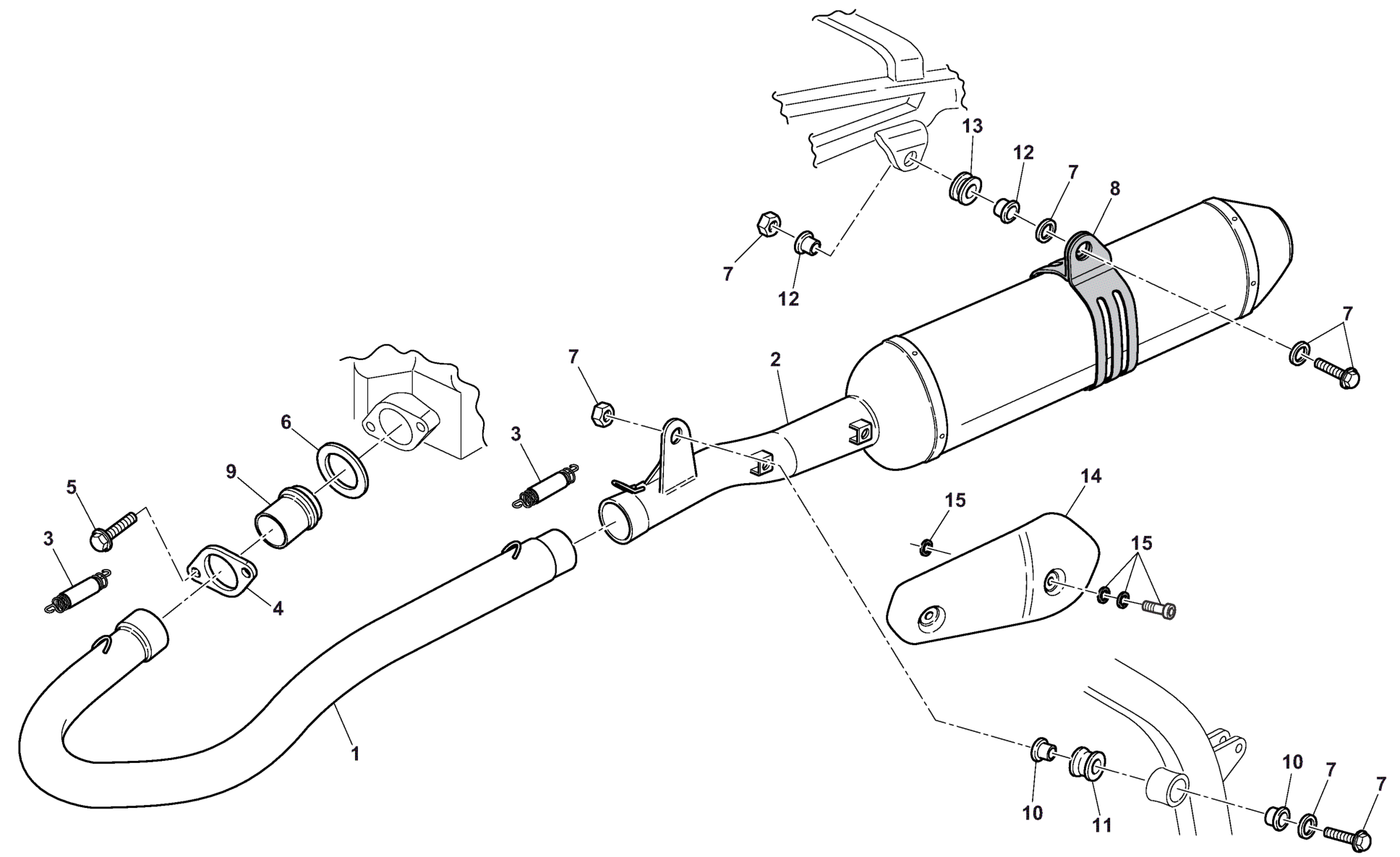 EXHAUST SYSTEM (TC)