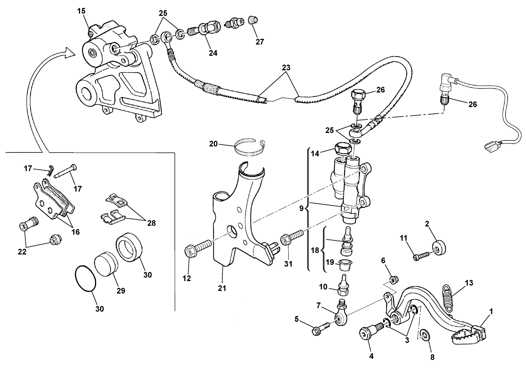 REAR BRAKE SYSTEM