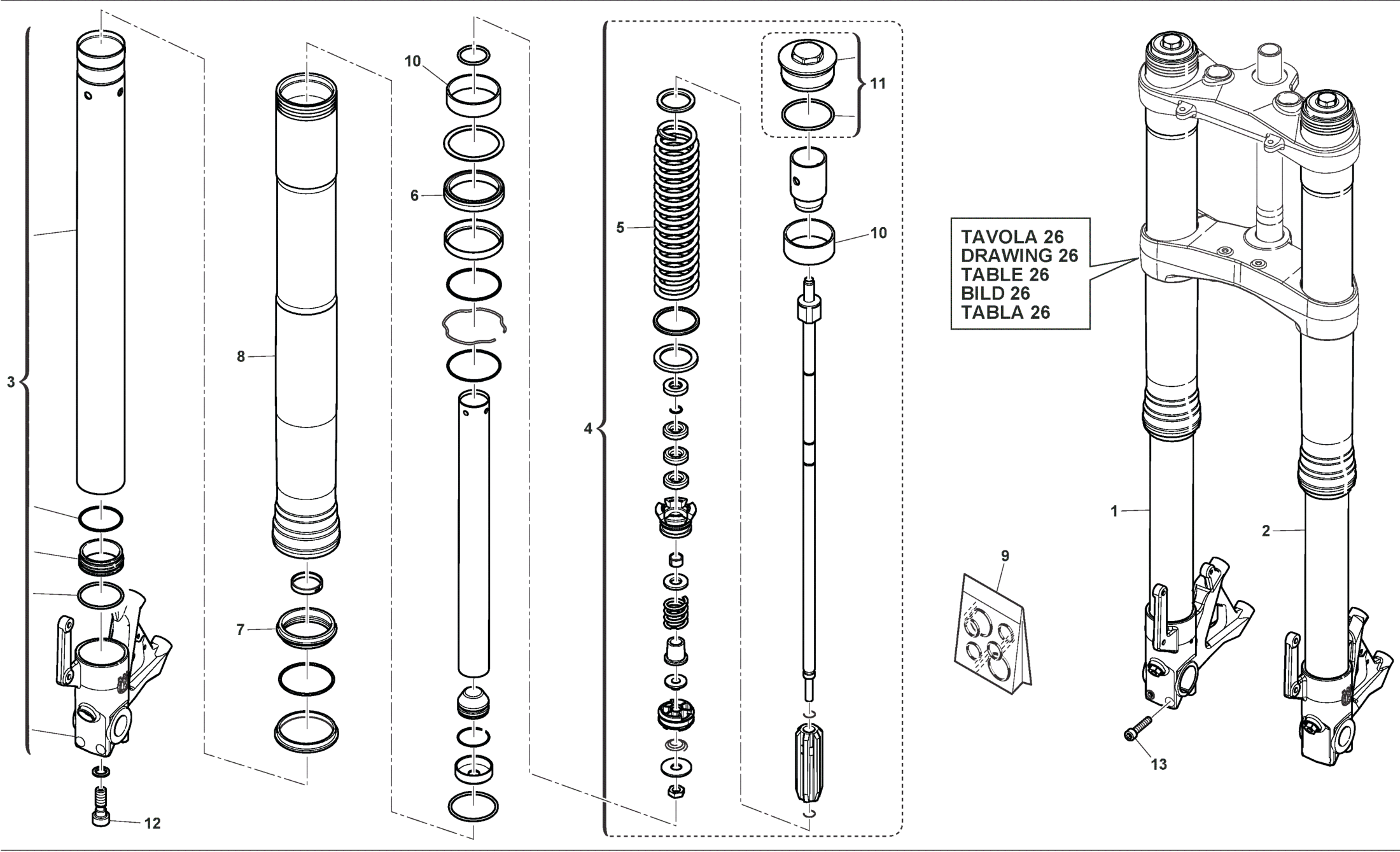 FRONT FORK (STD)