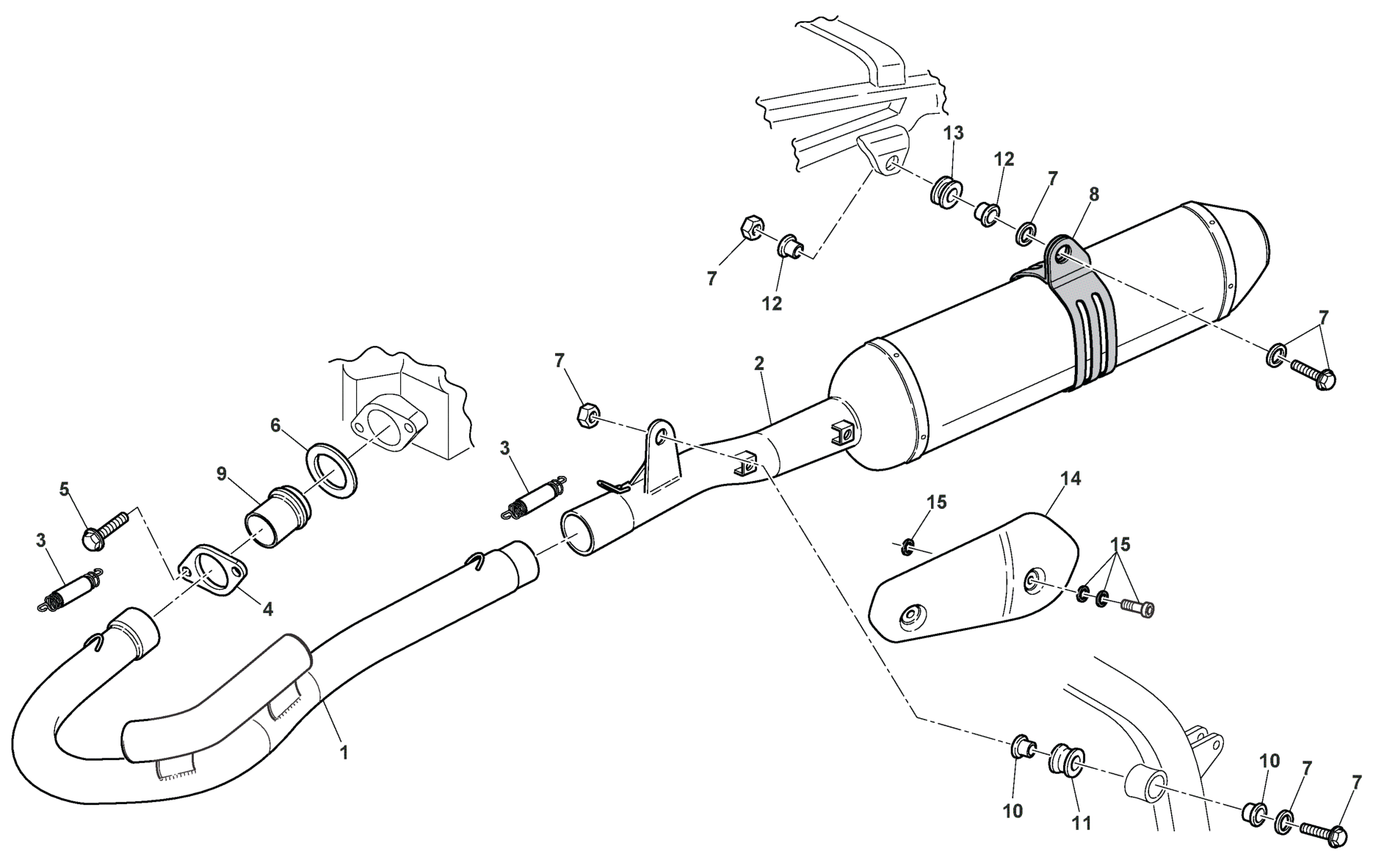 EXHAUST SYSTEM (TC)