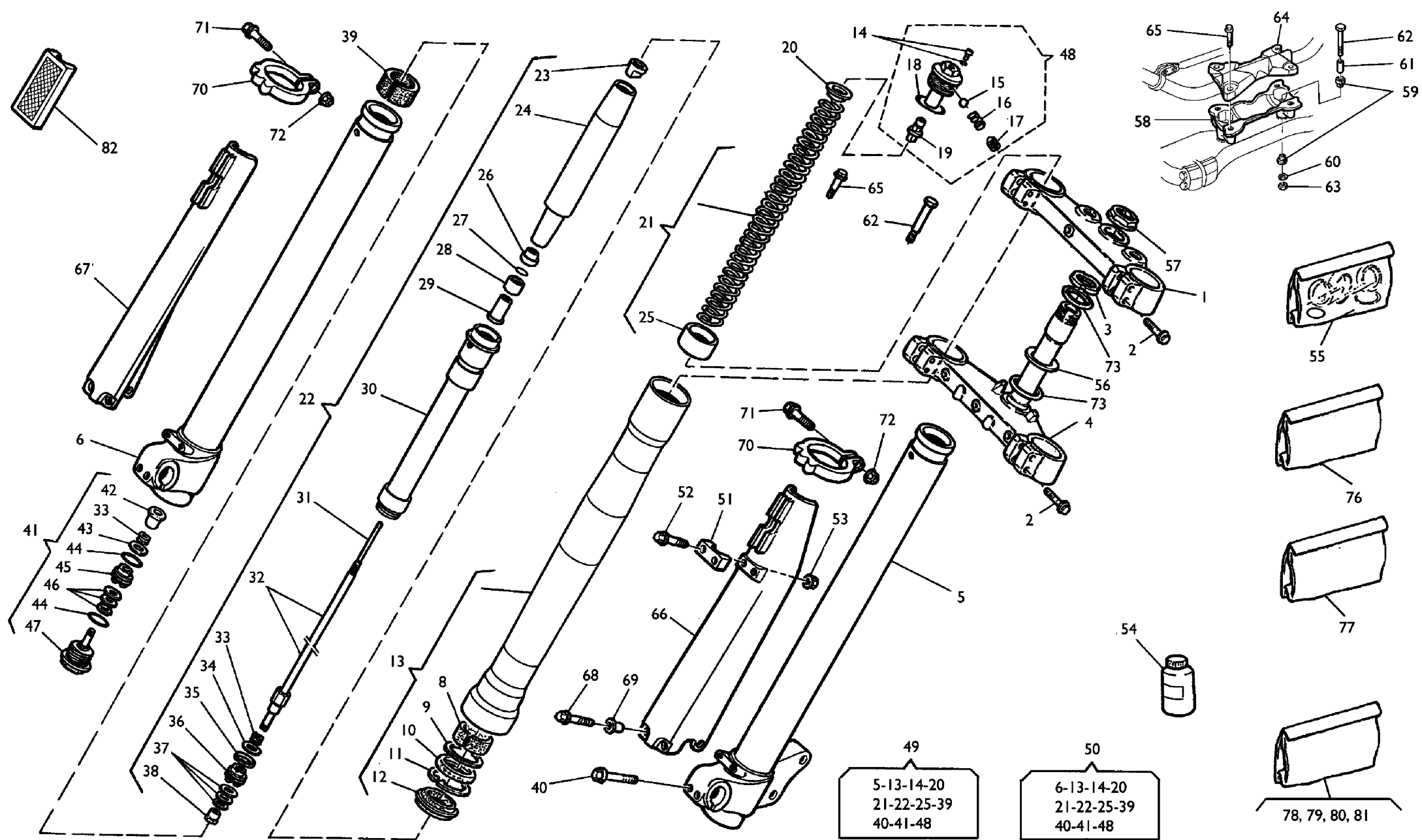 FRONT FORK ASSEMBLY 
